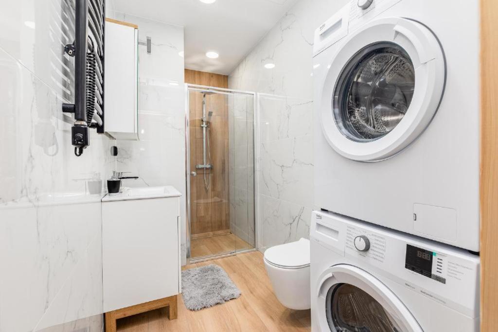 Bm Apartamenty Waly Chrobrego Radogoska Parking Free Stettin Exterior foto