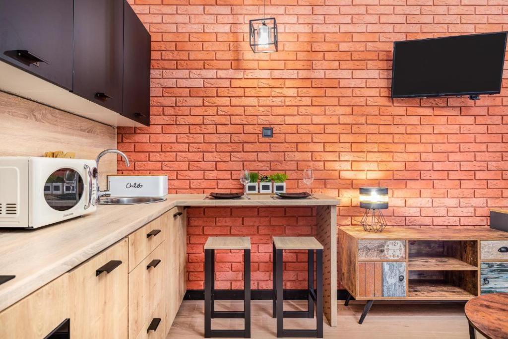 Bm Apartamenty Waly Chrobrego Radogoska Parking Free Stettin Exterior foto